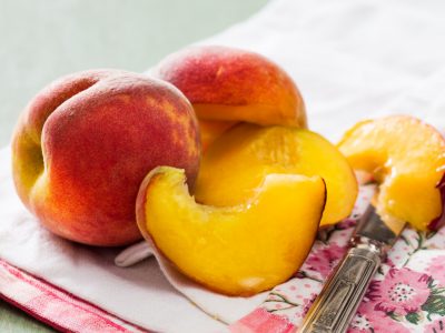 Sun warmed peaches