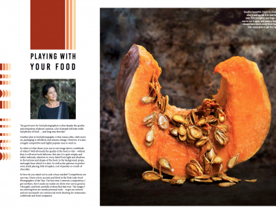 Thrilled to be interviewed in the Big Ezine on Food Photography