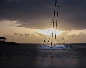 206-Yachts at sunrise Caribbean_2812
